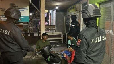 Tim Patroli Perintis Presisi Polres Lombok Barat Intensif Patroli Malam