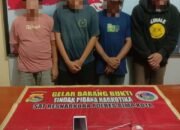 Tim Opsnal Cobra Sat Resnarkoba Berhasil Mengamankan 4 Terduga Pelaku Penyalahgunaan Narkotika Jenis Shabu