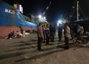 Polsek Kawasan Pelabuhan Laut Bima Laksanakan Patroli Rutin di Areal Dermaga Pelabuhan Laut Bima