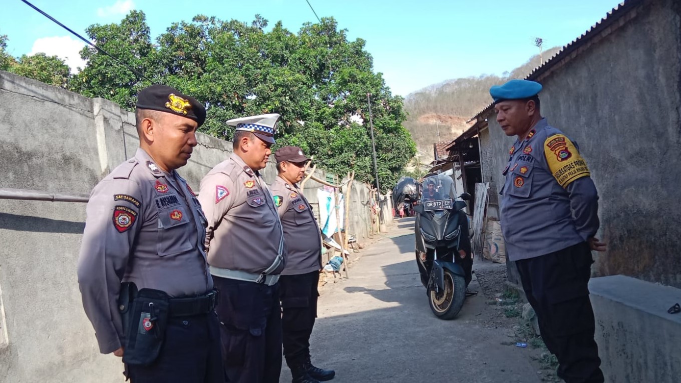 Kampanye Dialogis di Gerung Aman, Polres Lombok Barat Tanggap