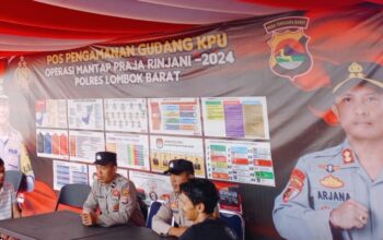 Keamanan Gudang Logistik KPU Lombok Barat Diperketat Jelang Pilkada 2024