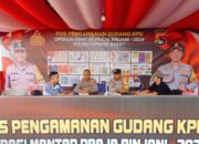 Situasi Terkini Pengamanan Logistik Pilkada di Gudang KPU Lombok Barat