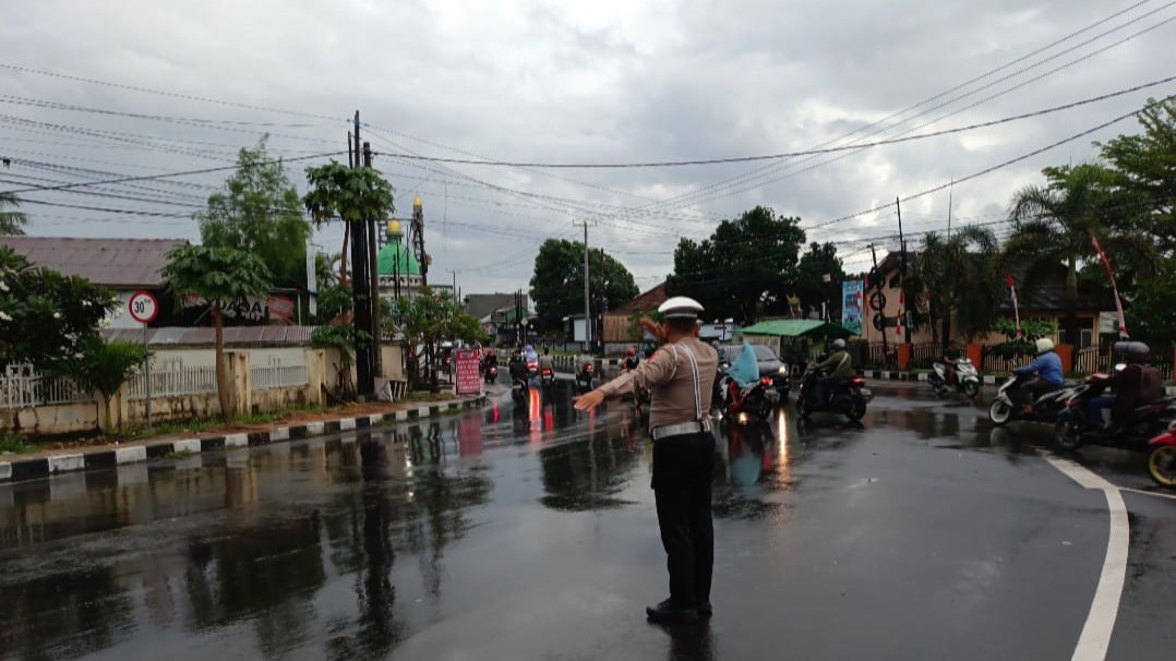 Rawan Sore, Solusi Polisi untuk Cegah Macet di Kediri