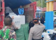 Kapolsek Hu’u Kawal Pergeseran Logistik Pilkada Serentak 2024 ke KPU Kabupaten Dompu