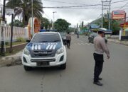 Sat Lantas Polres Bima Kota Gelar Himbauan dan Pengaturan Lalu Lintas di Pertigaan Masjid Penaraga