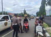 Sat Lantas Polres Bima Kota Gelar Penertiban Kendaraan di Kawasan Tertib Lalu Lintas