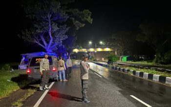 Gelar Patroli Malam, Polsek Kuripan Cegah Kejahatan di Bypass