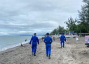 Pantai Cemara Dijaga Ketat, Patroli Rutin Satpolairud Lombok Barat Pastikan Keamanan Wisatawan