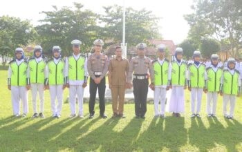 Sat Lantas Polres Sumbawa Barat Lantik Patroli Keamanan Sekolah (PKS)