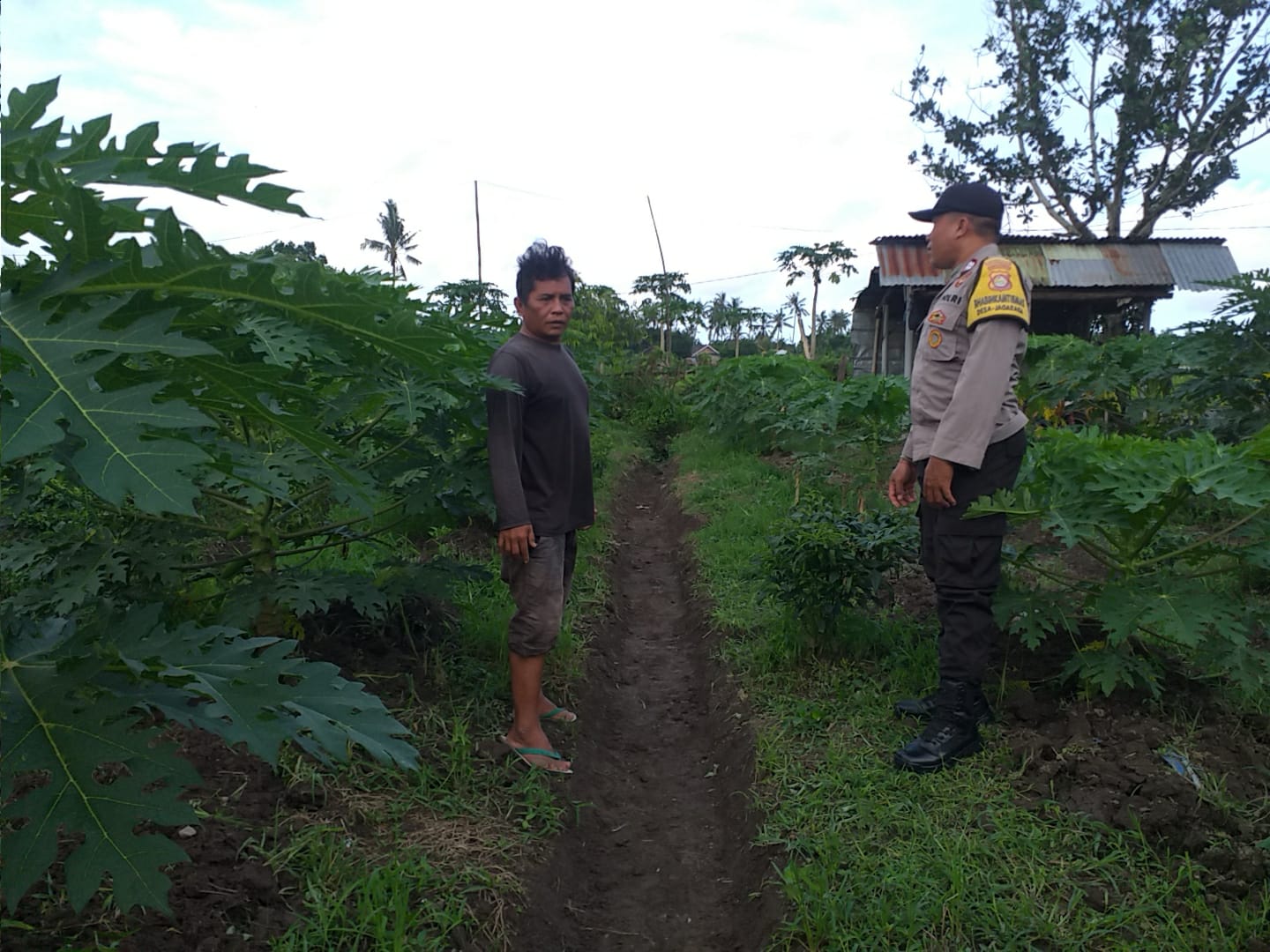 Polisi Sambangi Petani Jagaraga, Dorong Optimalisasi Lahan