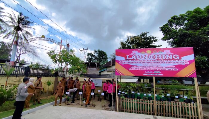 Polsek Sekotong Dukung Ketahanan Pangan, Launching Program P2L