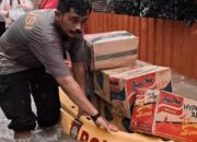 Sat Samapta Polres Sumbawa Barat Salurkan Bansos Sasar Warga Terdampak Banjir