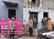 Polsek Labuhan Badas Bersama Bhayangkari Laksanakan Bakti Sosial Untuk Korban Kebakaran