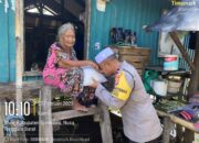 Polsek Rhee Jajaran Polres Sumbawa Gelar Kegiatan Satu Hari Satu Bansos