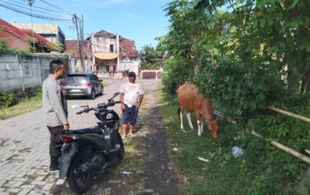 Sosialisasi Pangan Sehat: Bhabinkamtibmas Ajak Warga Tanam Sayur