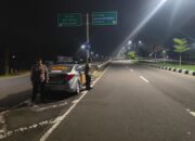 Patroli Blue Light Polsek Kediri, Antisipasi 3C dan Balap Liar di Jalur BIL I dan BIL II