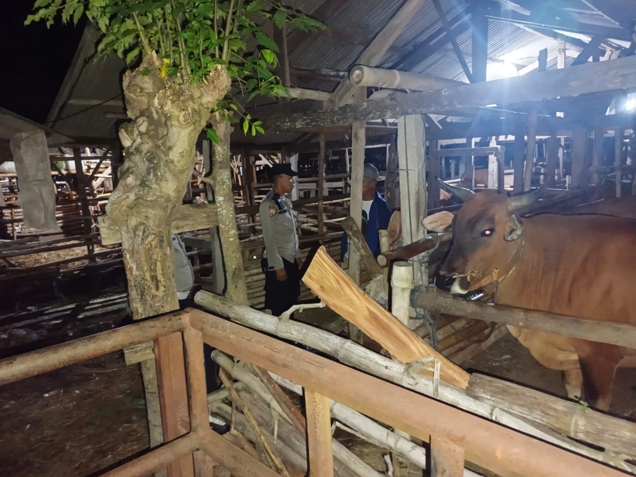 KRYD Polsek Gerung: Objek Vital & Permukiman Lombok Barat Aman