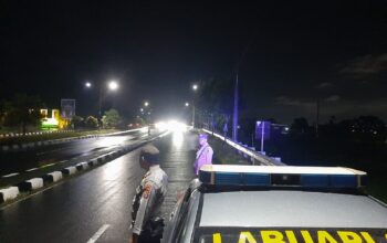 Polsek Labuapi Intensifkan Patroli, Kejahatan Ditekan