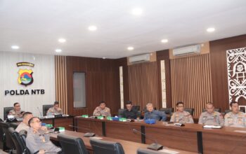Polda NTB Ikuti Rakor Anev Pelaksanaan Operasi Pemberantasan Premanisme Melalui Zoom
