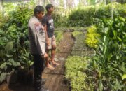 Bhabinkamtibmas Banyumulek Edukasi Warga Soal Kebun Pekarangan