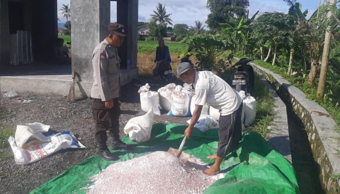 Polri Dukung Ketahanan Pangan di Kediri Lombok Barat