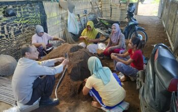 Dari Jagaraga Indah, Polsek Kediri Gerakkan Ketahanan Pangan Mandiri