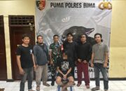 Aksi Heroik Satreskrim Polres Bima Berhasil Mengevakuasi Terduga Pelaku Penganiayaan di Desa Ragi