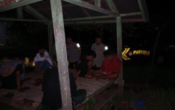 Patroli cipta kondisi, Polsek Pekat jaga situasi kamtibmas tetap kondusif