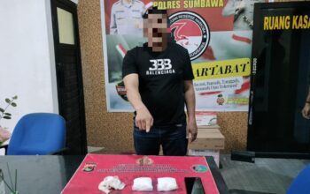 Gagalkan Penyelundupan Narkotika Antar Provinsi, Polres Sumbawa Amankan Ratusan Gram Sabu