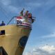 Polres Bima Kota Gelar Upacara Tabur Bunga Peringati Hari Bhayangkara ke-79 di Dermaga Pelabuhan Bima