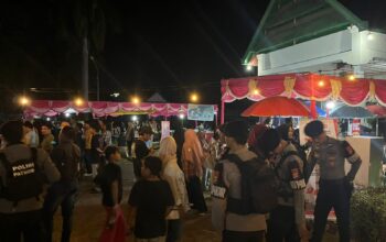 Unit Turjawali Sat Samapta Polres Bima Kota Laksanakan Patroli Blue Light di Lokasi STIE XPO, Antisipasi Tindak Pidana