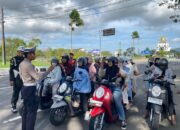 Edukasi dan Teguran Persuasif Warnai Operasi Patuh di Timur Bundaran GMS, Lombok Barat