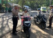 Operasi Patuh Rinjani 2025 Polres Lombok Barat Tindak Puluhan Pelanggar di Kediri