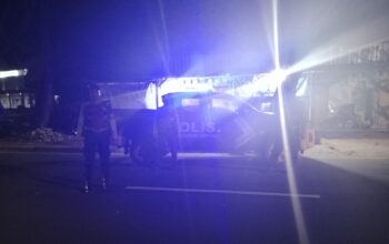 Patroli Blue Light Ditingkatkan di Bypass BIL I, Polres Lombok Barat Antisipasi Kejahatan Jalanan