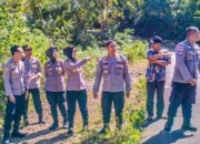 Polres Lombok Barat Dampingi Polda NTB Tinjau Lahan Jagung di Sekotong