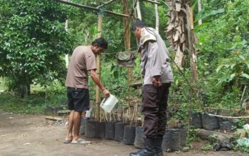 Polsek Batulayar Dorong Kemandirian Pangan Lewat Program Pekarangan di Dusun Orong