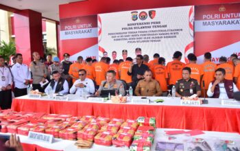 Jelang HUT Bhayangkara Ke-79, Kapolda Sulteng Pimpin Pemusnahan Barang Bukti Narkotika Sabu 40 Kg