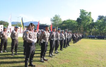 Polres Sumbawa Barat Gelar Upacara Hari Bhayangkara ke-79 dengan Khidmat di Lapangan Graha Fitrah