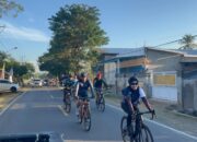 Kapolres Bima Kota Ikuti Gowes Bersama Forkopimda Bima dan Dompu dalam Rangka Festival Lakey Beach 2025