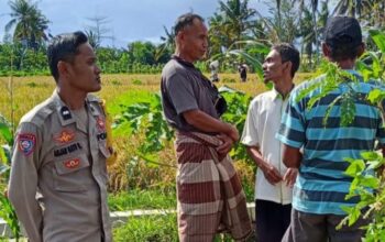 Peran Polisi di Tengah Sawah: Ketahanan Pangan Dimulai dari Dusun Rumak Barat