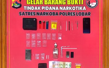 Satresnarkoba Bongkar Peredaran Sabu di Dusun Nyiur Lembang, Lombok Barat
