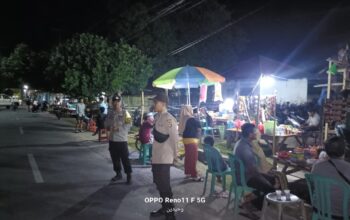 Polsek Hu’u Gelar Patroli KRYD untuk jaga kondusifitas Kecamatan Hu’u.