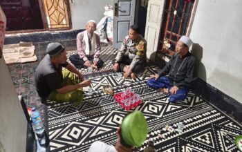 Bhabinkamtibmas Desa Bagu Gelar Sambang dan Silaturahmi, Serap Informasi Kamtibmas serta Edukasi Program Asta Cita