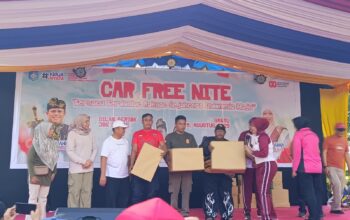 Sinergi Pemda dan Polres Meriahkan Car Free Day di Gerung, Lombok Barat