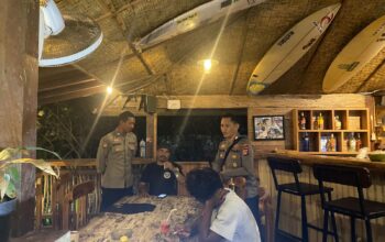 Patroli presisi tingkatkan kamtibmas di kawasan Pantai Lakey dan Sekitar.