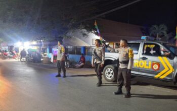 Gencarkan Patroli KRYD, Polsek Woha Pantau Aktivitas Masyarakat dan Cegah Potensi Guankamtibmas di Malam Hari