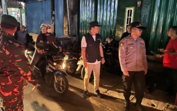 Polsek Kediri Gelar Patroli Gabungan Jaga Kamtibmas di Kecamatan Kediri, Lombok Barat
