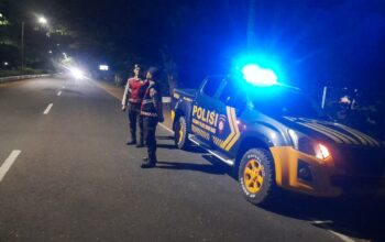 Polres Lombok Barat Rutin Gelar Patroli Preventif di Bypass Bandara Lombok