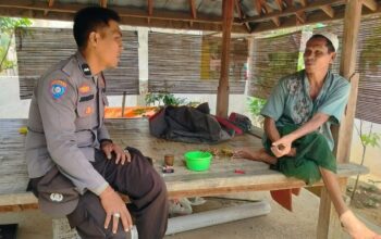 Bhabinkamtibmas Eyat Mayang Dukung Ketahanan Pangan dan Keamanan Desa