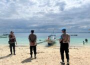 Upaya Polsek Sekotong Ciptakan Wisata Aman di Pantai Elak-Elak Lombok Barat